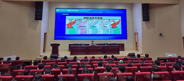 “新时代·新国防”国防教育思政课                             ——居安思危常备不懈，共筑国防保我平安