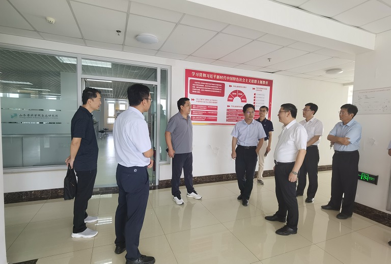 齐鲁工业大学（山东省科学院）党委副书记、 校长（院长）段培永来环境学部调研